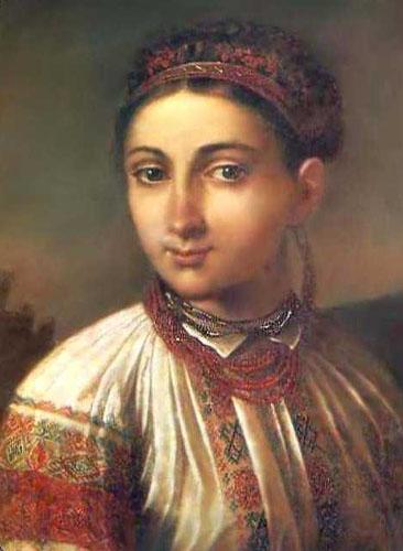 Vasily Tropinin Girl from Podillya, China oil painting art